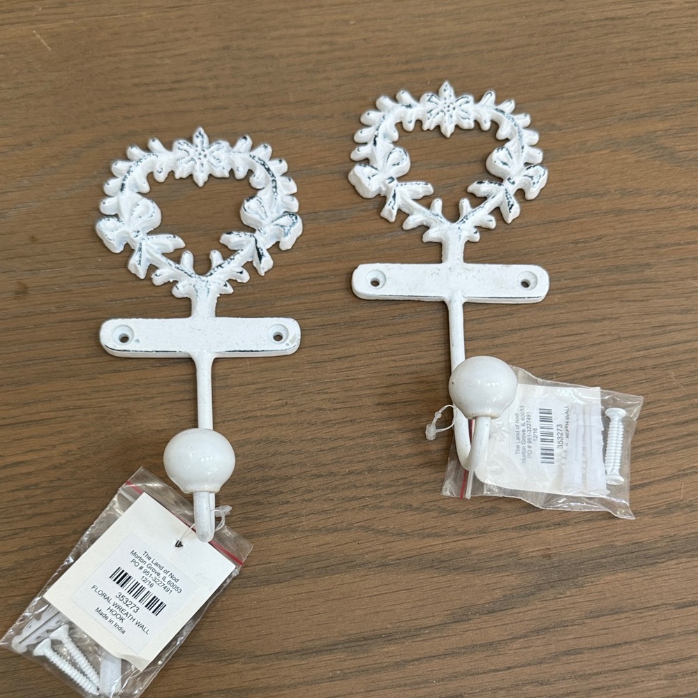 Land of Nod set of 2 Wall Hooks